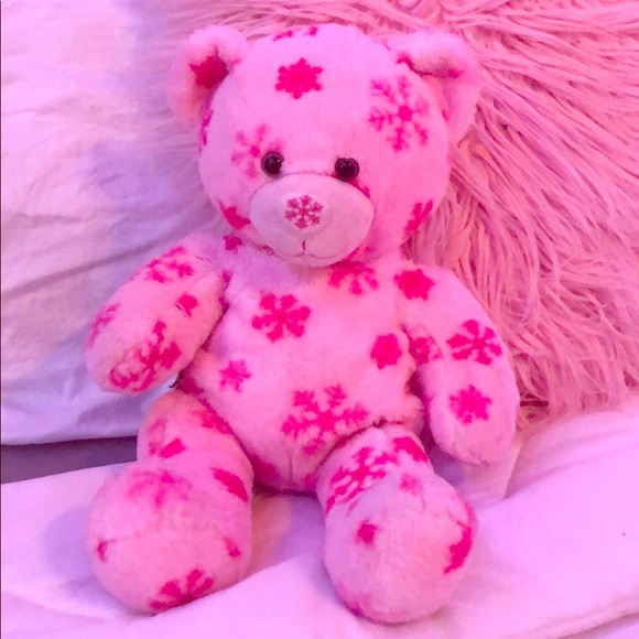 pink fluffy bear